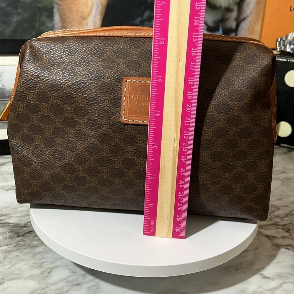 CELINE Macadam Blason Pattern Pouch/Clutch PVC /Leather - Picture 13 of 14